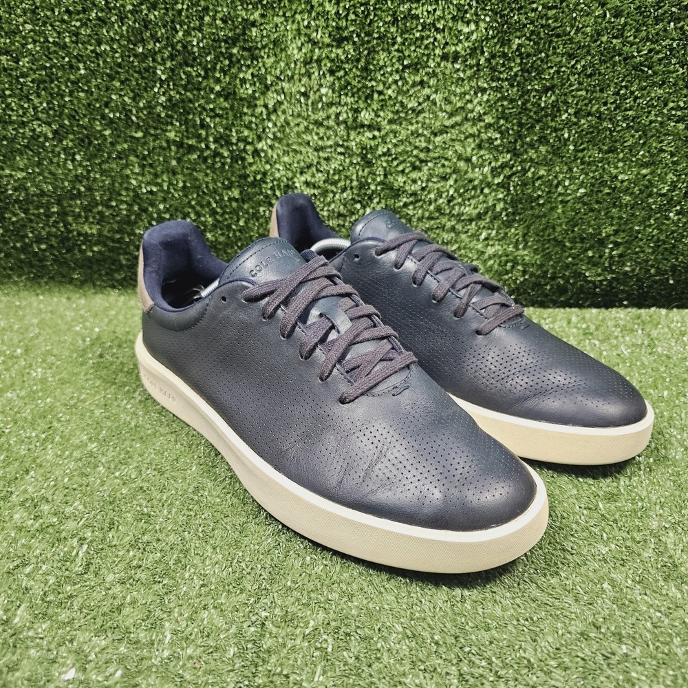 Cole Haan Grand Crosscourt Daily Laser Blue‎ Leather Sneakers Mens Size 11.5
